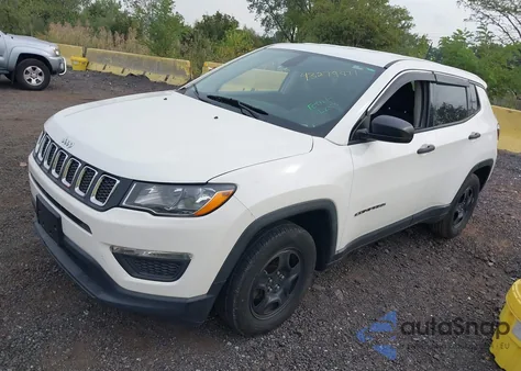2018 Jeep Compass Sport Fwd from USA, damaged, VIN 3C4NJCAB9JT212226